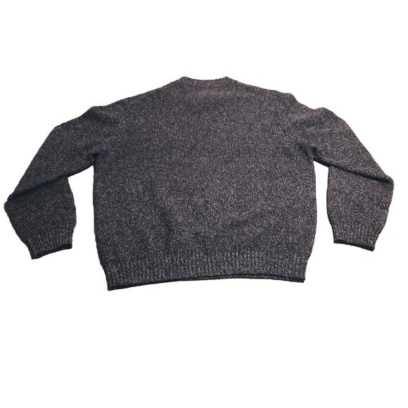 Avon Celli Sweater Men's Size 52 Black 100% Cashmere Made In Italy Crew Neck - Picture 3 of 6